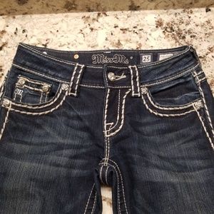 Miss Me Jeans Dark Wash Size 25